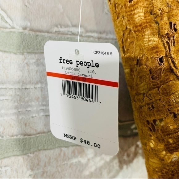 Free People NWT Celine Bralette in Carmel - Picture 9 of 10